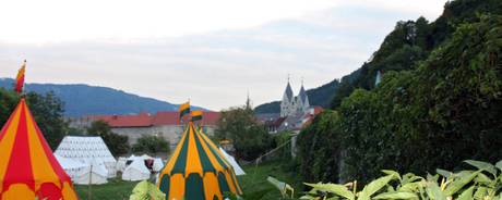 14. Spectaculum zu Friesach, innerhalb der Mauern des Dominikanerklosters