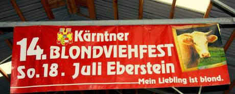 14. Kärntner Blondviehfest in Eberstein