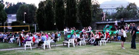 Grünes Sommerkino im St. Veiter Grabengarten