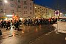 Protest gegen blau - orange - schwarz - FPK  